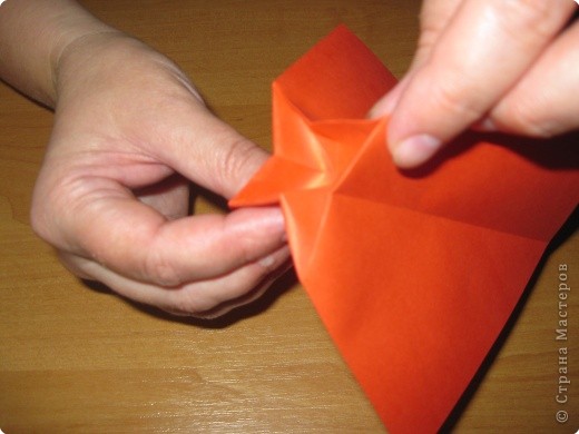  Мастер-класс Оригами: Бантик Бумага. Фото 9