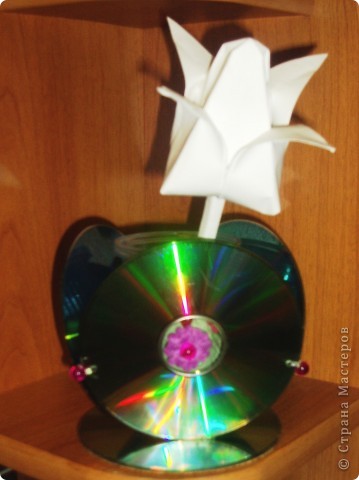 Поделка, изделие: Поделки из CD-дисков или всё ненужное в дело! Диски компьютерные. Фото 3