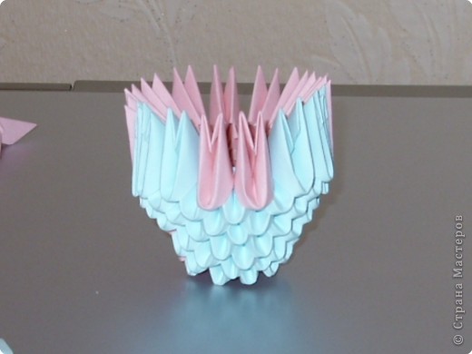 Мастер-класс,  Оригами модульное, : МК на изготовление попугайчика Бумага . Фото 11