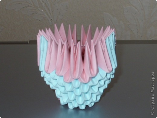 Мастер-класс,  Оригами модульное, : МК на изготовление попугайчика Бумага . Фото 14