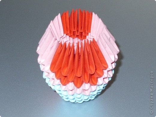 Мастер-класс,  Оригами модульное, : МК на изготовление попугайчика Бумага . Фото 21
