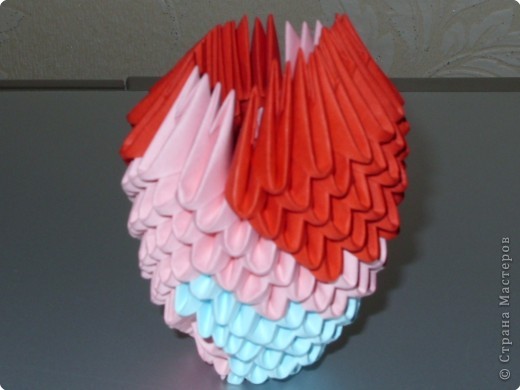 Мастер-класс,  Оригами модульное, : МК на изготовление попугайчика Бумага . Фото 24