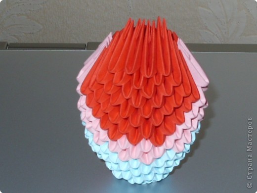 Мастер-класс,  Оригами модульное, : МК на изготовление попугайчика Бумага . Фото 27