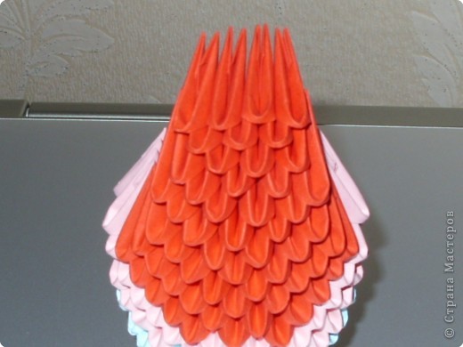 Мастер-класс,  Оригами модульное, : МК на изготовление попугайчика Бумага . Фото 32
