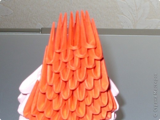 Мастер-класс,  Оригами модульное, : МК на изготовление попугайчика Бумага . Фото 33