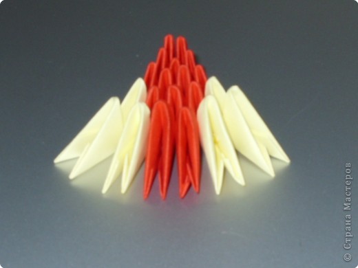 Мастер-класс,  Оригами модульное, : МК на изготовление попугайчика Бумага . Фото 56
