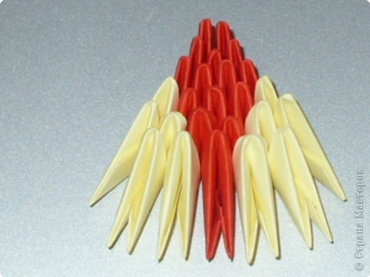 Мастер-класс,  Оригами модульное, : МК на изготовление попугайчика Бумага . Фото 58