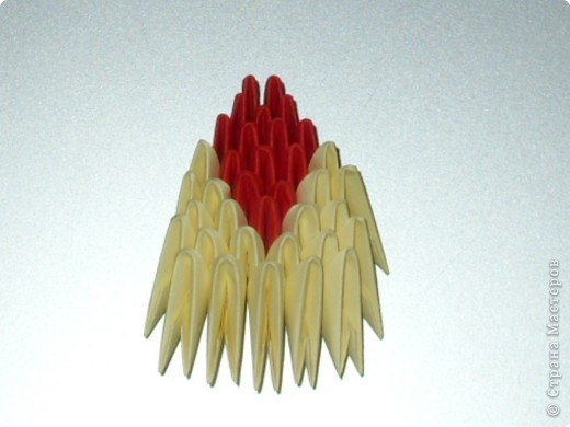 Мастер-класс,  Оригами модульное, : МК на изготовление попугайчика Бумага . Фото 60