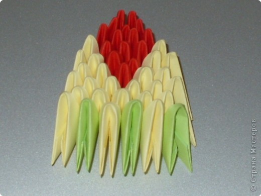 Мастер-класс,  Оригами модульное, : МК на изготовление попугайчика Бумага . Фото 61