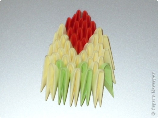Мастер-класс,  Оригами модульное, : МК на изготовление попугайчика Бумага . Фото 62