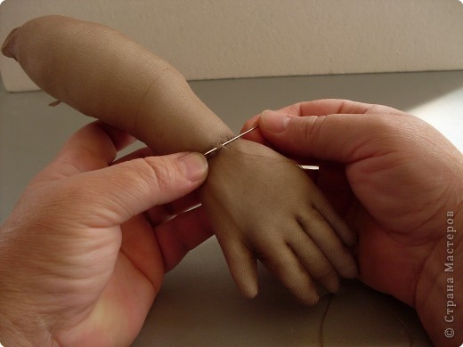 Скульптура: Делаем куклу. Ручки...... Фото 19
