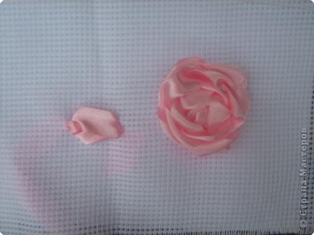 Вышивка: Розы.Вышивка атласными лентами