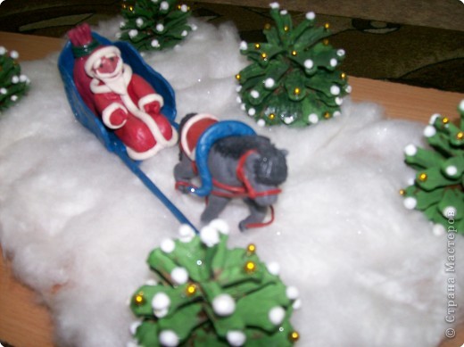 Описание: как сделать поделку 40-60 см к новому году: поделки