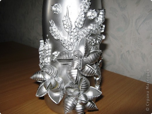 Декор предметов: І-вариант декорирования бутылок. Фото 3