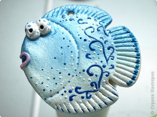 Роспись: мини-МК по раскраске рыб или как это делаю я . Фото 1