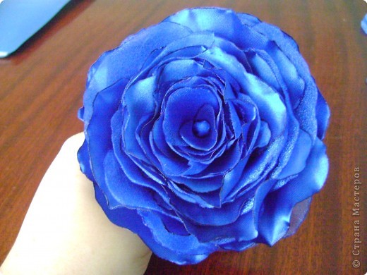  Мастер-класс Шитьё: МК изготовления розы за 1 час Ткань. Фото 1