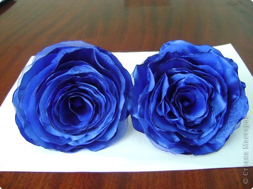 Мастер-класс Шитьё: МК изготовления розы за 1 час Ткань. Фото 12