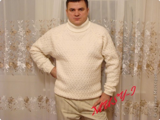 вязание спицами мужские свитера