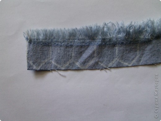 Мастер-класс Вырезание: Цветок из джинса №2+МК Ткань. Фото 4