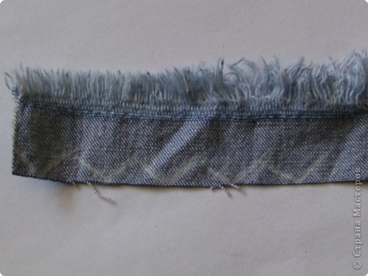 Мастер-класс Вырезание: Цветок из джинса №2+МК Ткань. Фото 3