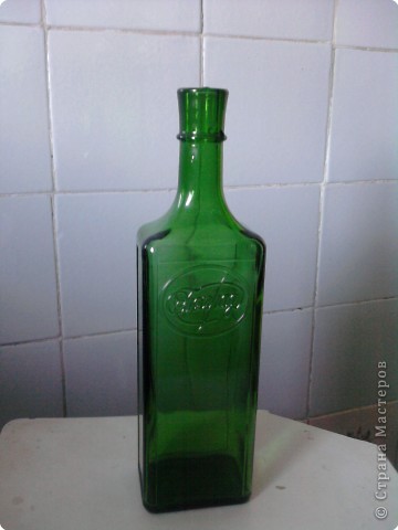 Декупаж: Декоративная бутылка. Фото 1