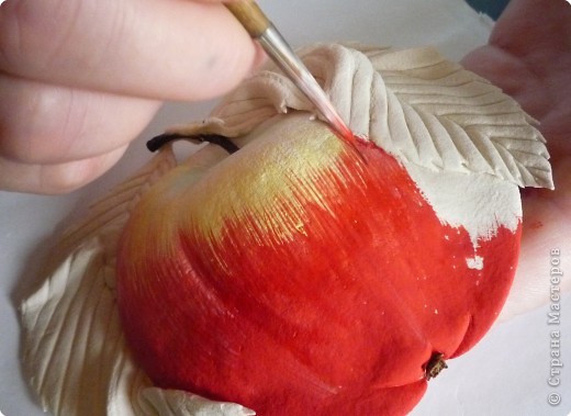 Лепим и расскрашиваем яблоки из теста P1140487