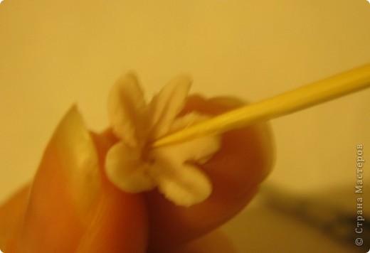 Мастер-класс Лепка: Цветущий бонсай.МК Фарфор холодный. Фото 6