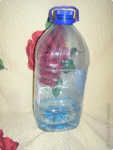 Мастер-класс,  Плетение, : Кашпо из пластиковых бутылок и полиэтиленовых пакетов Бутылки, Материал бросовый . Фото 2