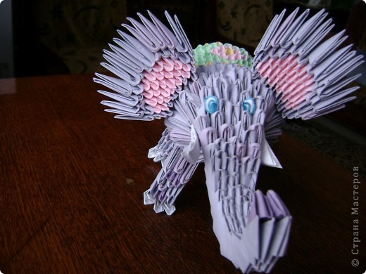  Мастер-класс Оригами модульное: мой слон+ МК Бумага. Фото 1