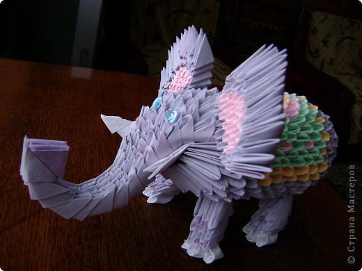  Мастер-класс Оригами модульное: мой слон+ МК Бумага. Фото 2