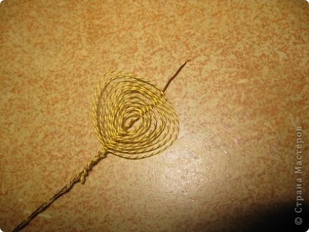  Мастер-класс Ганутель: Хочу показать простой способ скручивания нитки и проволоки для ганутель Нитки. Фото 11