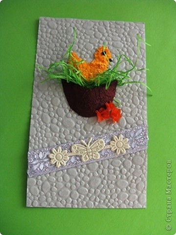 Мастер-класс, Открытка,  Ассамбляж, : ЛАВАНДА, ГОРНАЯ ЛАВАНДА...(МК FLOWER SOFT) Бумага, Бусинки, Кружево, Ленты День рождения, . Фото 25