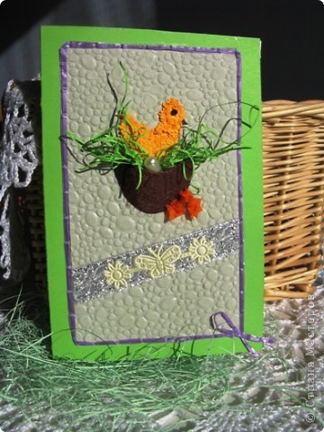 Мастер-класс, Открытка,  Ассамбляж, : ЛАВАНДА, ГОРНАЯ ЛАВАНДА...(МК FLOWER SOFT) Бумага, Бусинки, Кружево, Ленты День рождения, . Фото 27