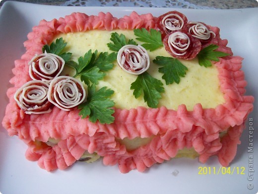 Кулинария Рецепт кулинарный: Картофельный торт. Фото 1 Кулинария Рецепт кулинарный: Картофельный торт. Фото 1
