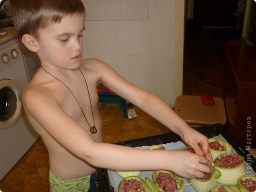 Кулинария Рецепт кулинарный: Кабачковые колечки с фаршем Продукты пищевые. Фото 4 Кулинария Рецепт кулинарный: Кабачковые колечки с фаршем Продукты пищевые. Фото 4