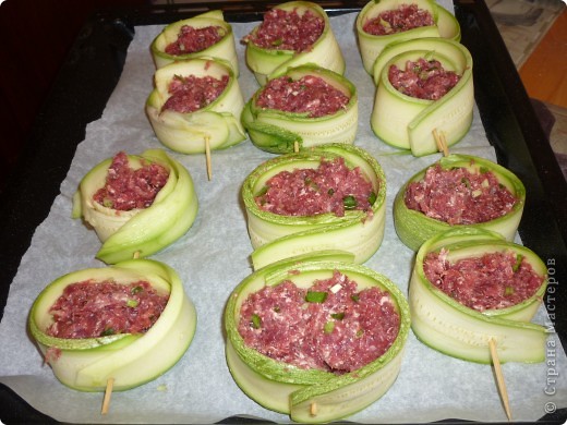 Кулинария Рецепт кулинарный: Кабачковые колечки с фаршем Продукты пищевые. Фото 3 Кулинария Рецепт кулинарный: Кабачковые колечки с фаршем Продукты пищевые. Фото 3
