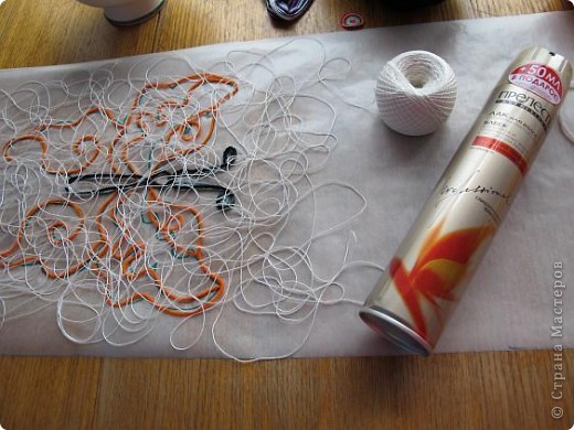 Cloakroom, Master Class Knitting, Sewing: Scarf in technology Krazy Wool Paper, Threads.  Photo 6
