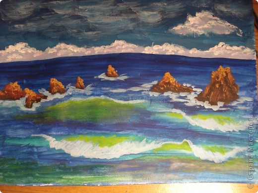 Морская зарисовка с пальмой.Специально для Натальи и её сынули.. Фото 15