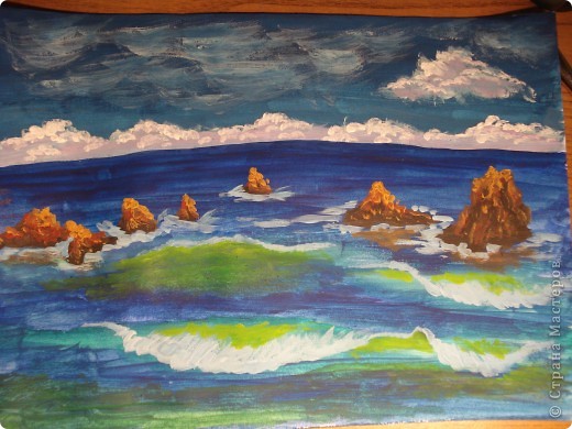 Морская зарисовка с пальмой.Специально для Натальи и её сынули.. Фото 16