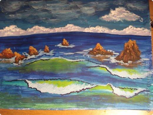 Морская зарисовка с пальмой.Специально для Натальи и её сынули.. Фото 17