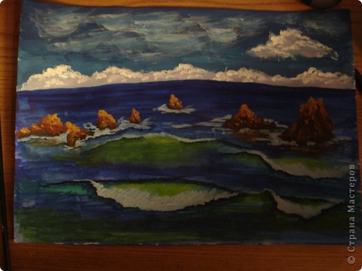 Морская зарисовка с пальмой.Специально для Натальи и её сынули.. Фото 18