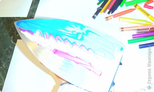  Картина, панно, рисунок, Мастер-класс Энкаустика: как я рисую утюгом Воск. Фото 3