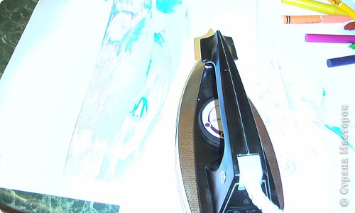  Картина, панно, рисунок, Мастер-класс Энкаустика: как я рисую утюгом Воск. Фото 6