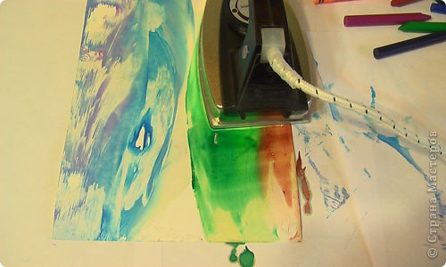  Картина, панно, рисунок, Мастер-класс Энкаустика: как я рисую утюгом Воск. Фото 7