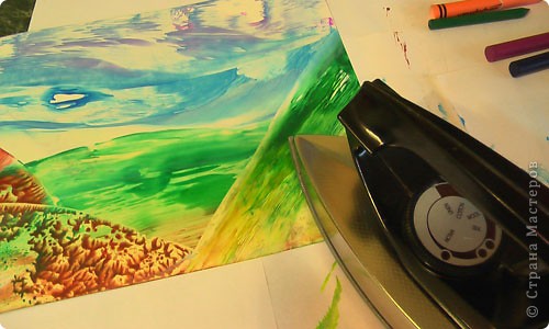  Картина, панно, рисунок, Мастер-класс Энкаустика: как я рисую утюгом Воск. Фото 12