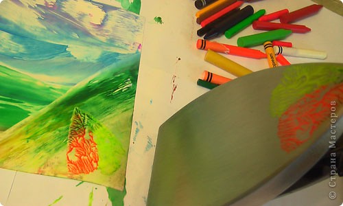  Картина, панно, рисунок, Мастер-класс Энкаустика: как я рисую утюгом Воск. Фото 13