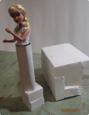  Мастер-класс, Свит-дизайн: Куклы из конфет. МК. Бумага гофрированная День рождения. Фото 8