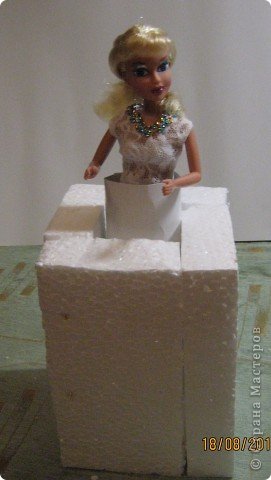  Мастер-класс, Свит-дизайн: Куклы из конфет. МК. Бумага гофрированная День рождения. Фото 9