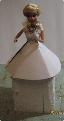  Мастер-класс, Свит-дизайн: Куклы из конфет. МК. Бумага гофрированная День рождения. Фото 12