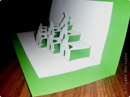 Мастер-класс Киригами, pop-up: МК архитектурное киригами Клей. Фото 3 Мастер-класс Киригами, pop-up: МК архитектурное киригами Клей. Фото 3